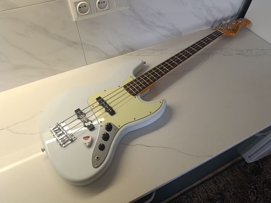 Електрогітара Harley Benton telecaster + J-Bass SX Olympic White
