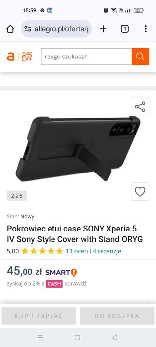 Etui Sony X-Peria V