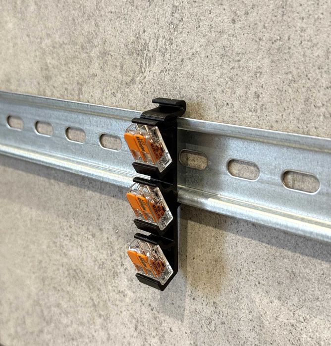 WAGO 221-412 adapter montażowy na szynę DIN 35 mm, 3 złączki