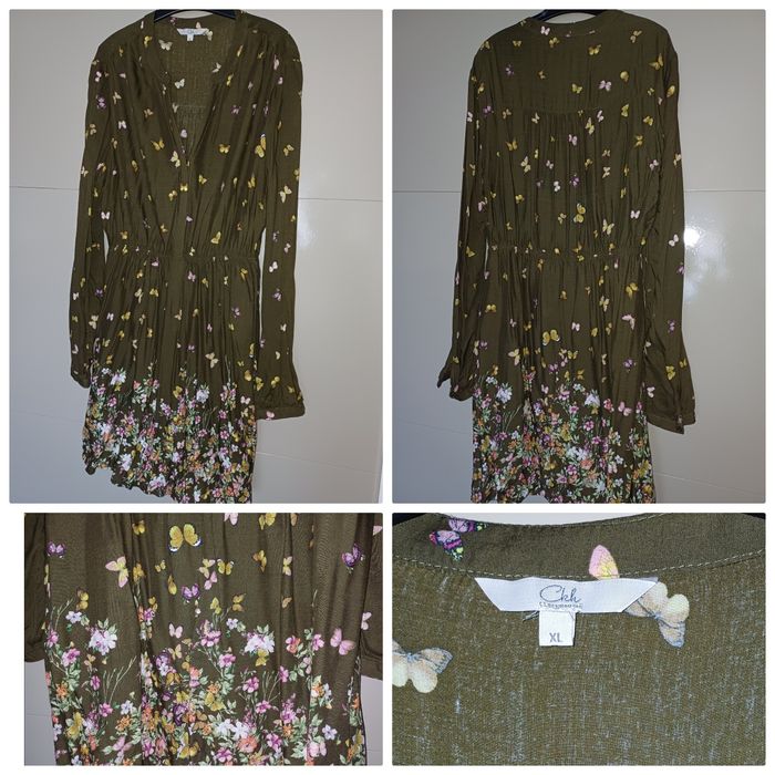 Vestido estampado.