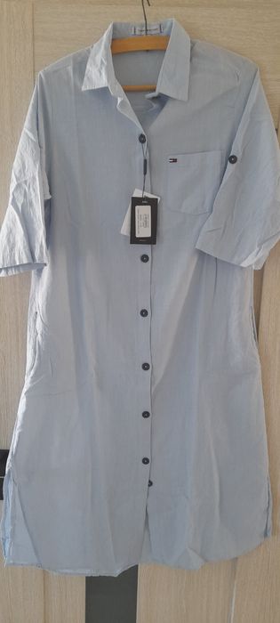 OKAZJA! Sukienka 100% Len TOMMY HILFIGER szmizjerka