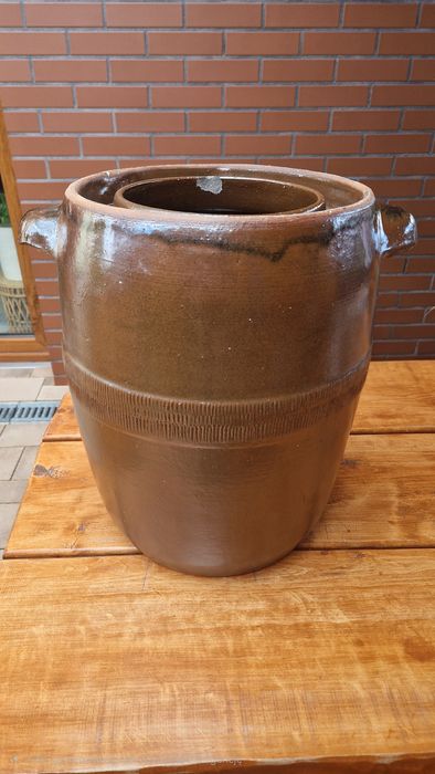 Beczka kamionkowa 30L do kiszenia, na ozdobę itp.