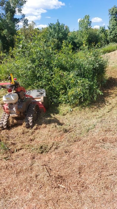 Limpeza de terrenos com destroçador pedestre- rápido e eficaz