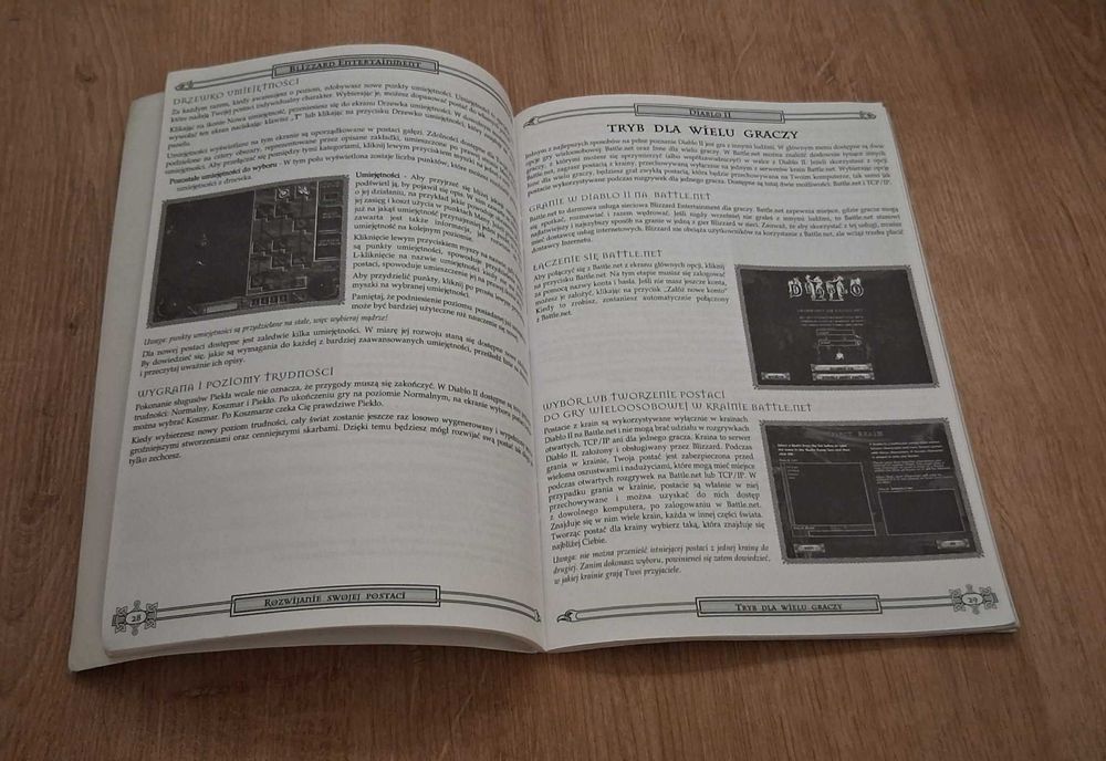 Polska Instrukcja Diablo 2 II z Big Box PL