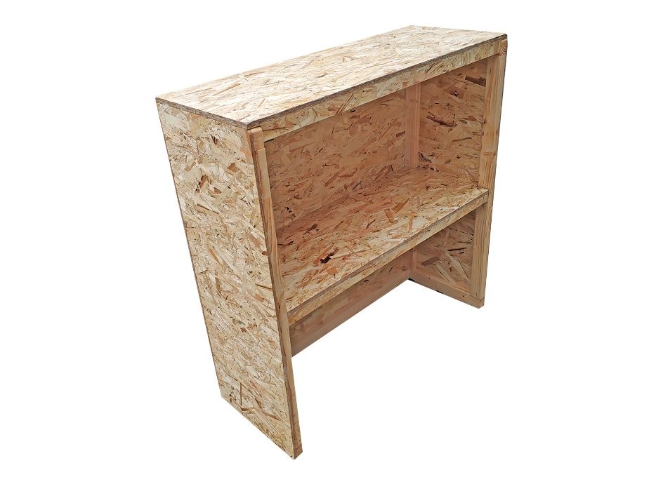 Balcão / Expositor em OSB 125cm, 150cm, 200cm ou 250cm