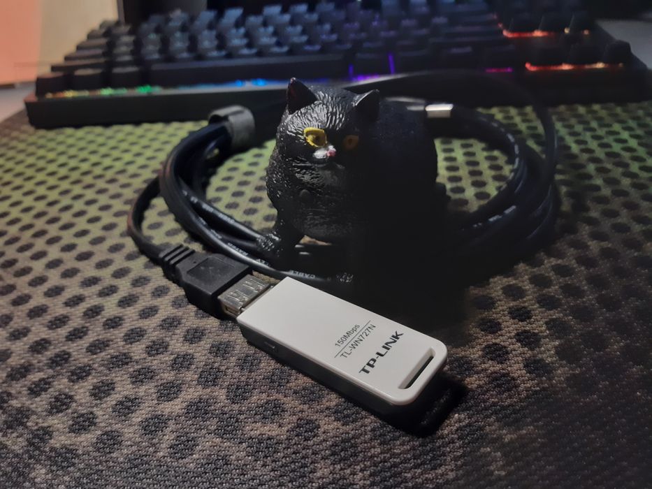 Wi-Fi USB-адаптер TP-LINK TL-WN727N + 5м USB КАБЕЛЬ