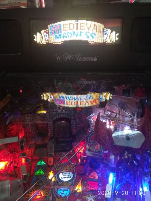 Flipper pinball Ecran Cores de flipper pinball  display led