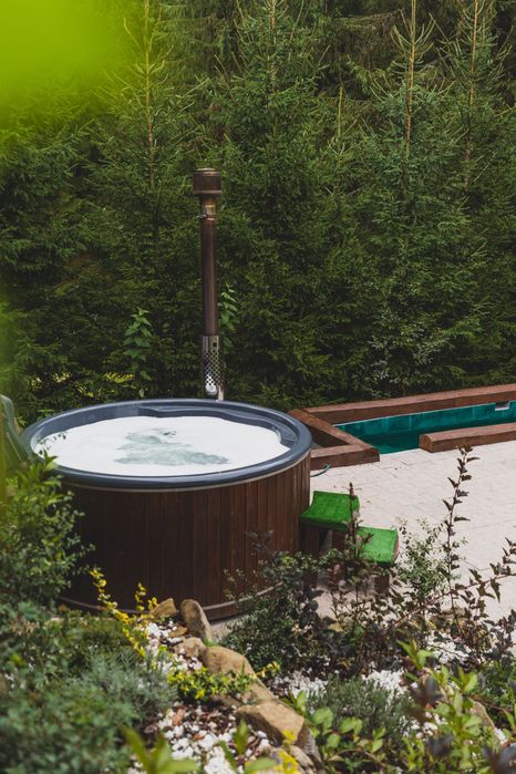 Будинок з чаном Синевир | Spadok Forest Villas