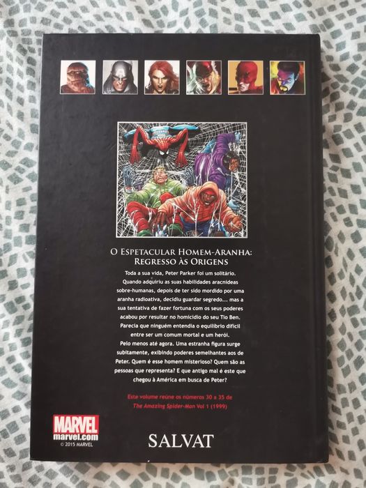 BD "O Espetacular Homem-Aranha Regresso às Origens"