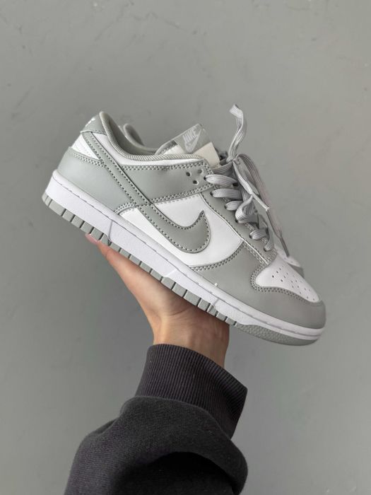 Кросівки Nike Dunk Low Light Grey/White 36–45