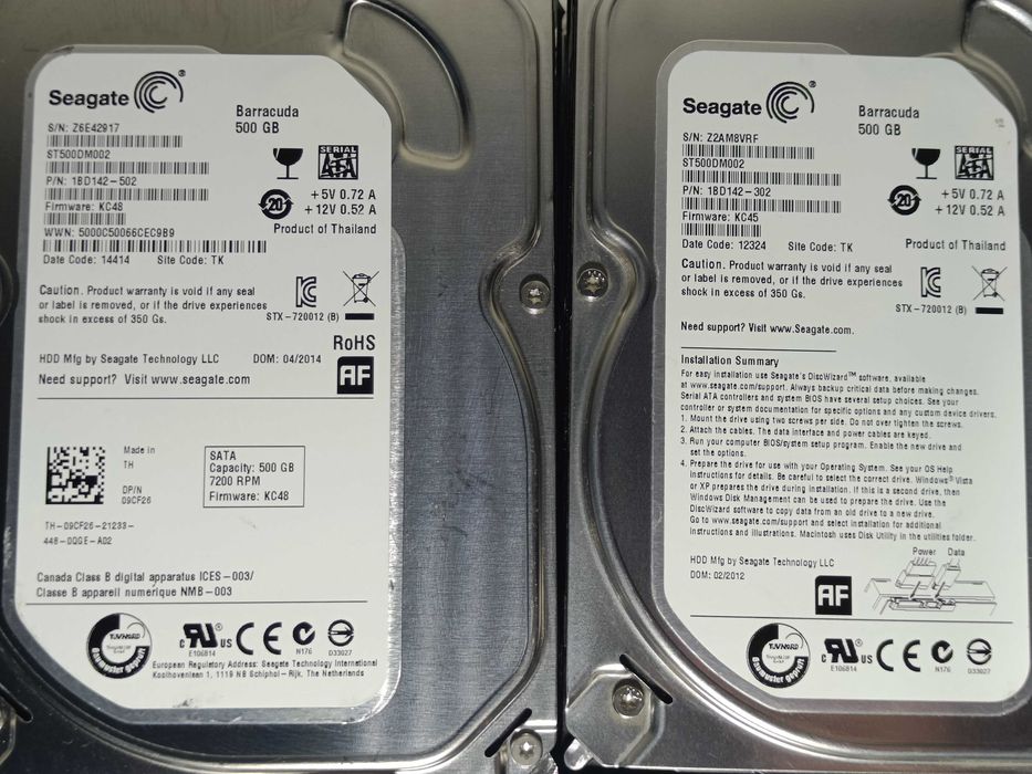 Hard Disk HDD диск 3.5 Seagate Barracuda 500GB 7200RPM в НАЯВНОСТІ!