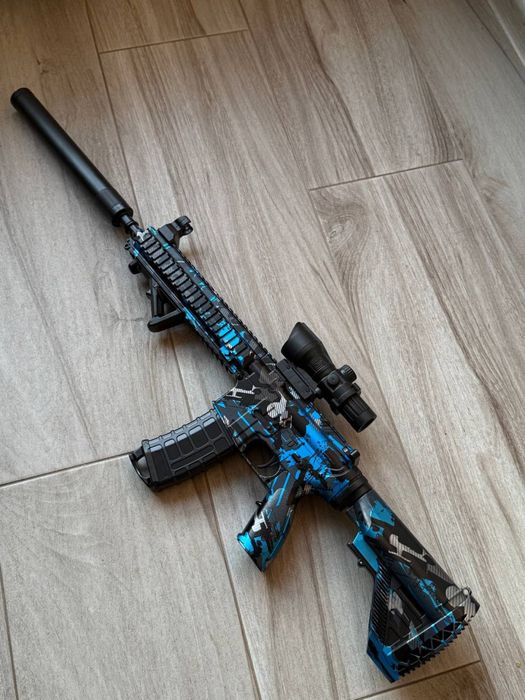 Дитячий крутий та надійник Австомат на орбизах M4A1, гель бластер на орбизах, детский автомат на подарок, автомат на орбізах