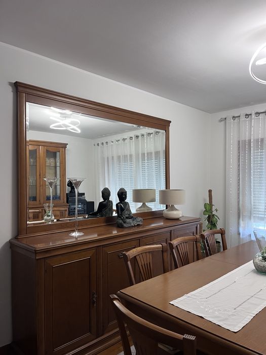 Mobília de sala em madeira de cerejeira