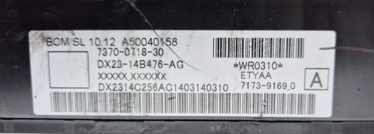 caixa de fusiveis centralina do jaguar xf 2.2 diesel (xf250)