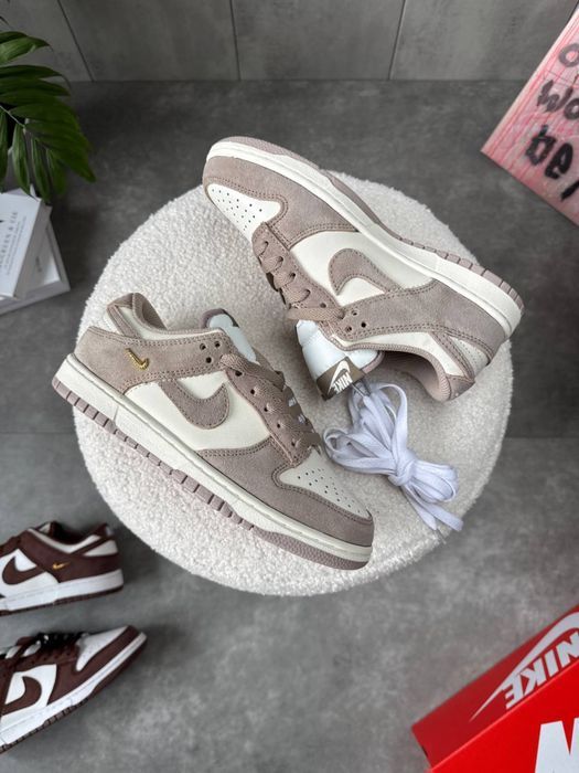 ТОП ‼️ Nike Dunk Low Sail Beige жіночі кросівки найк данк бежеві