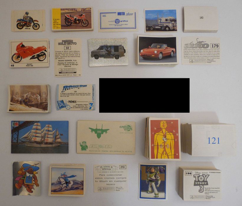 Cromos colecções diversas