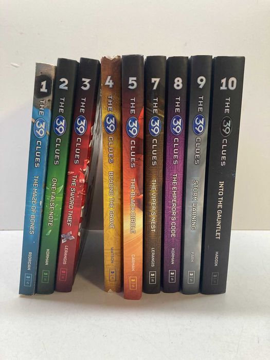 9 Livros da Colecção "The 39 Clues"