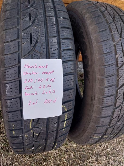 Opony hankook 215/70 r16 , 2szt