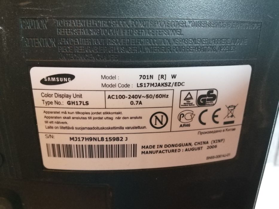 Monitor PC Samsung64750500190978123