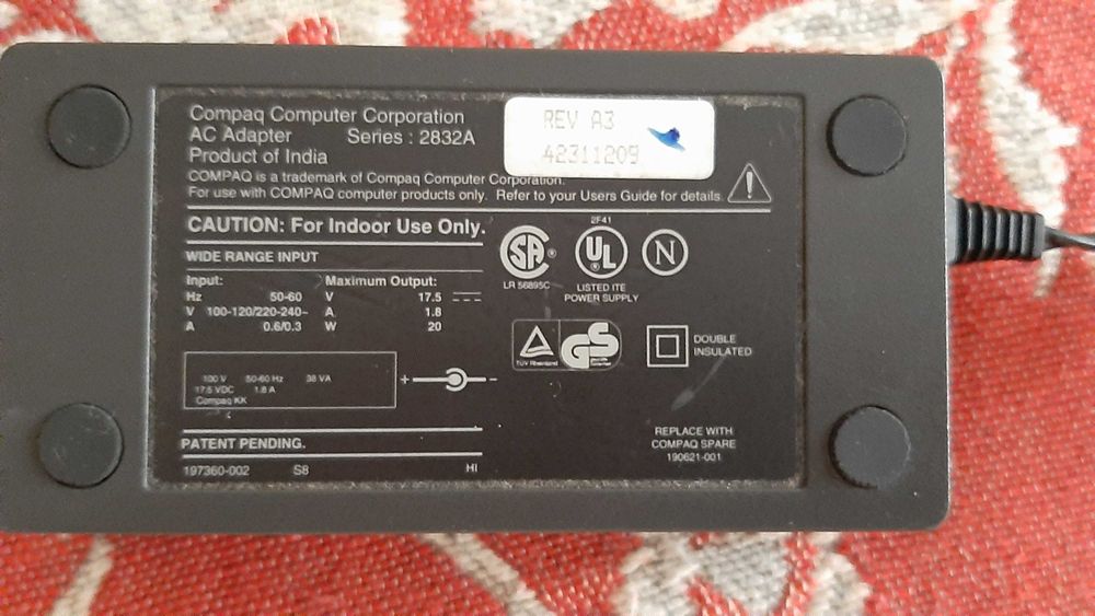 Carregador compaq original