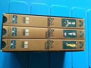 Triologia da saga "O Padrinho" VHS - 3 vol.