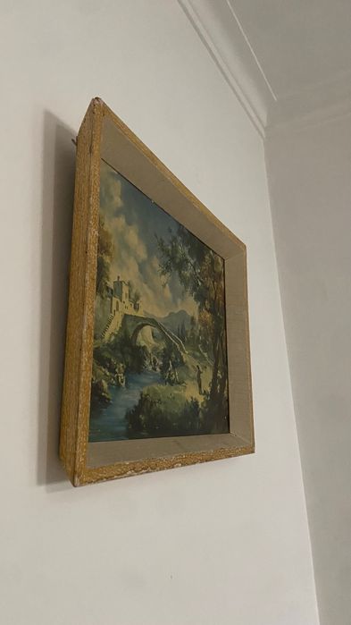 Quadro antigo: 46,5 x 36,5cm