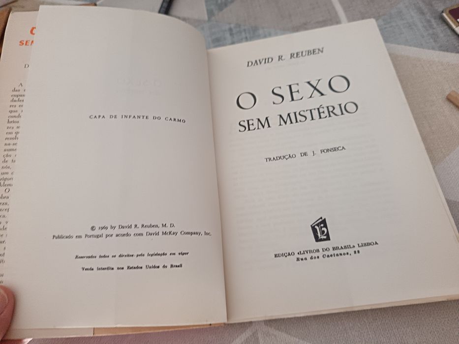 "O Sexo sem Mistério" é uma obra de David R. Reuben