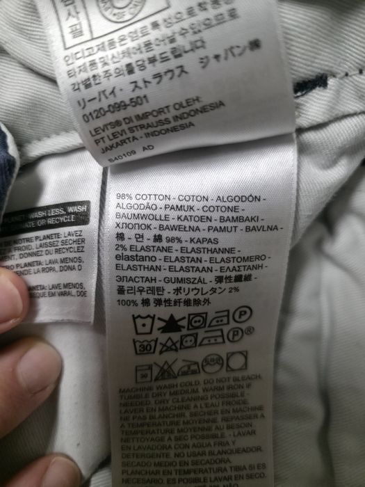 Granatowe Szorty Levi's