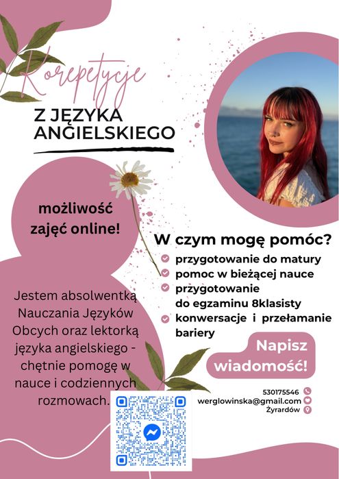 Korepetycje z języka angielskiego