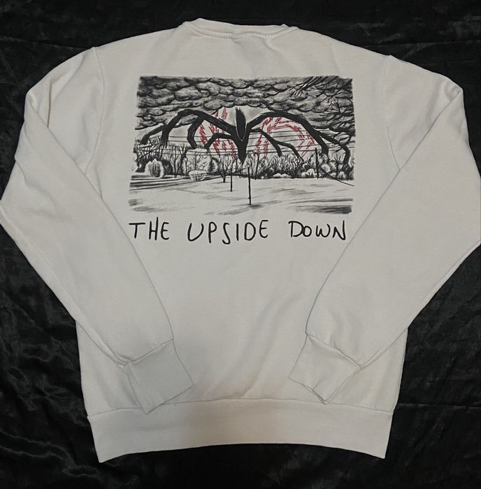 Білий світшот Stranger Things | Netflix