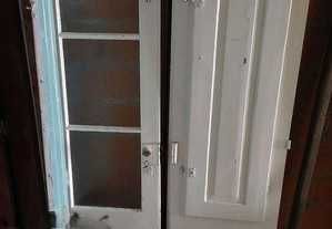 Portas duplas Madeira Maciça Antigas