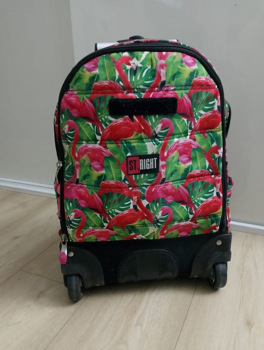 Tornister/plecak szkolny st.right w wzór flamingów