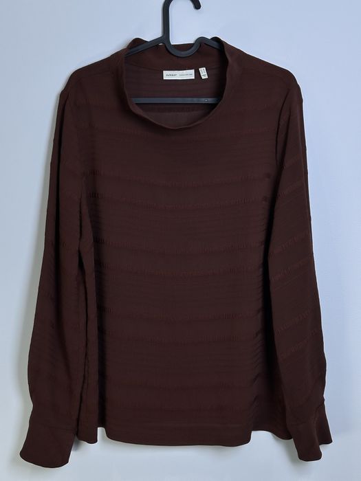 Brązowa bluzka damska M