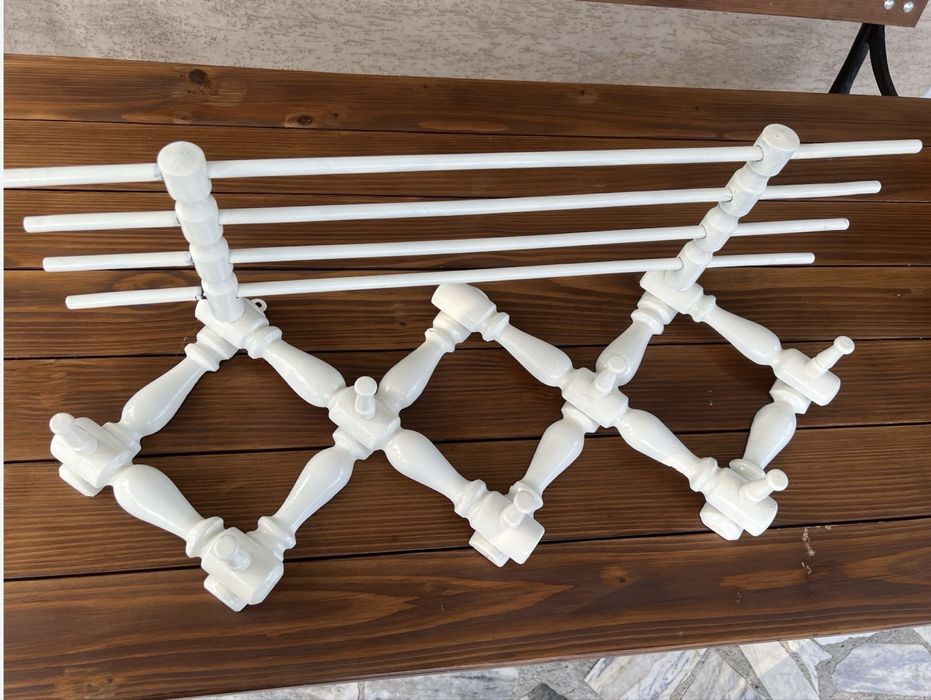 Okazja! Nowa Drewniana szatnia Retro Boho na Ubrania