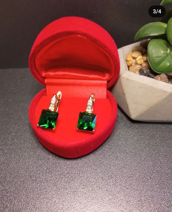 Сережки мед сплав