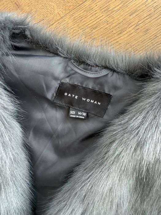 Kamizelka futerko M 38 futerkowa puszysta bezrękawnik uniwersalny