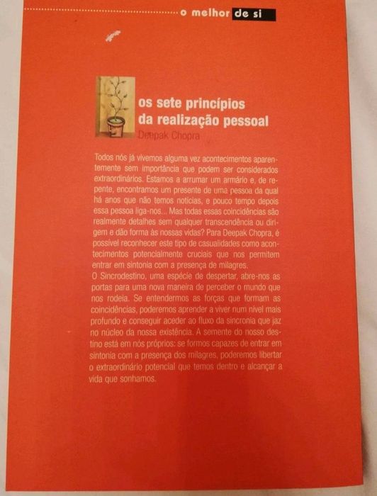 Livro "Os sete princípios da realização pessoal"