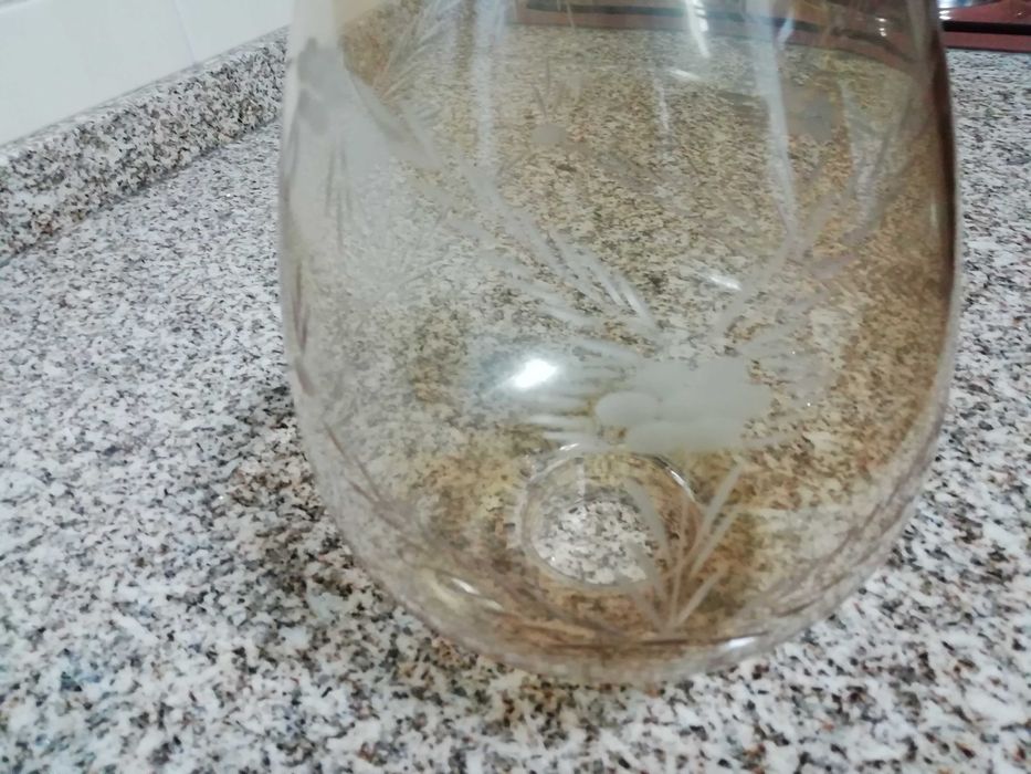 Abajur candeeiro mesa cabeceira (cristal)