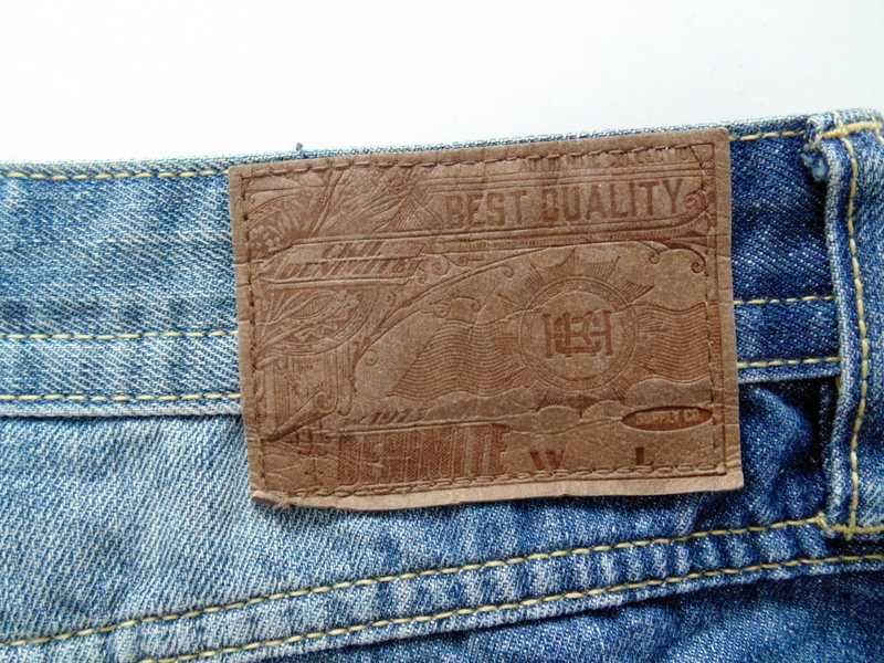 C&A Denimite szorty jeansowe męskie z kieszeniami pas 98 cm