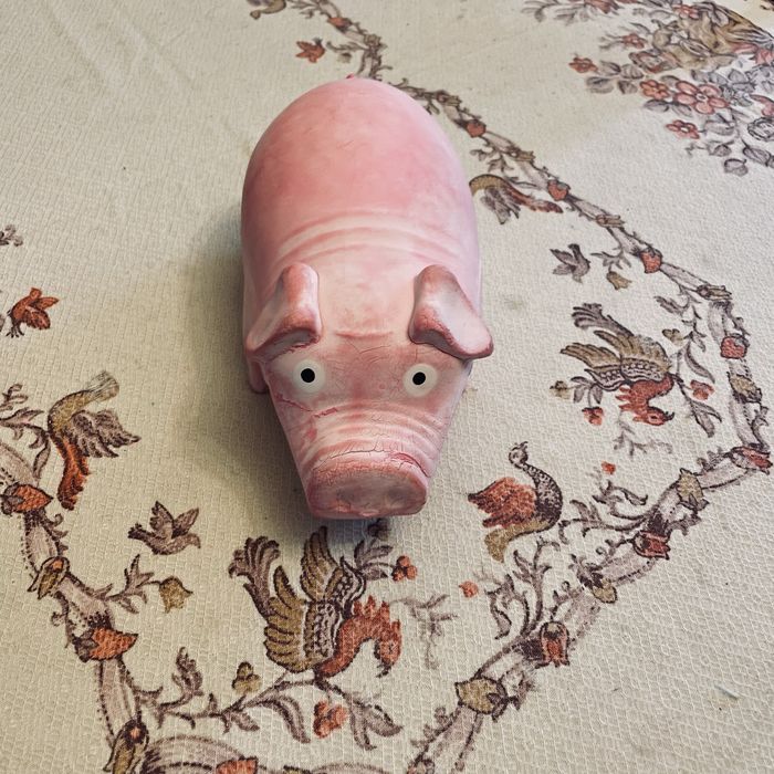 Велика Іграшка для собак Squeaky Pig (латексна та свинка-пищалка)