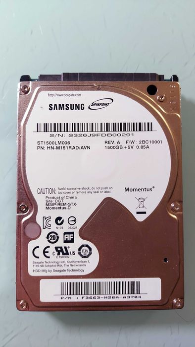 Dysk 1,5 TB (1500GB) USB 3.0 Samsung - dysk przenośny zewnętrzny