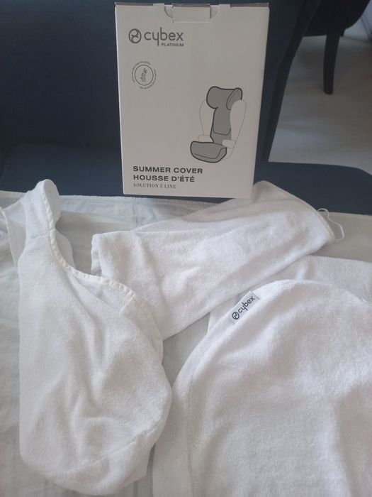 Cybex Summercover pokrowiec letni do fotelika Solution Z i Solution Z i-Fix White