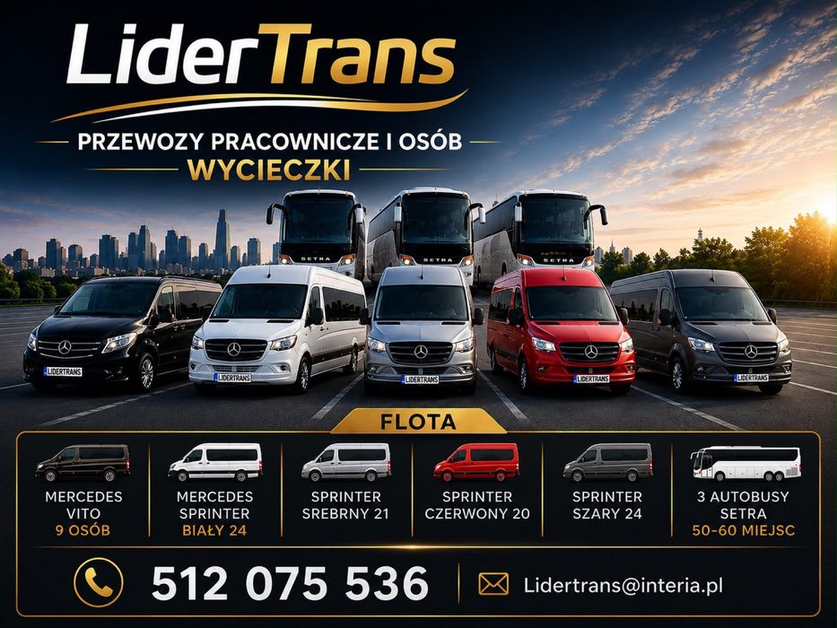 Tanio wycieczki szkolne,krajowe ,Przewoz pracowników,tani przewóz autobusem ,autokarem, busem 20-60 osob