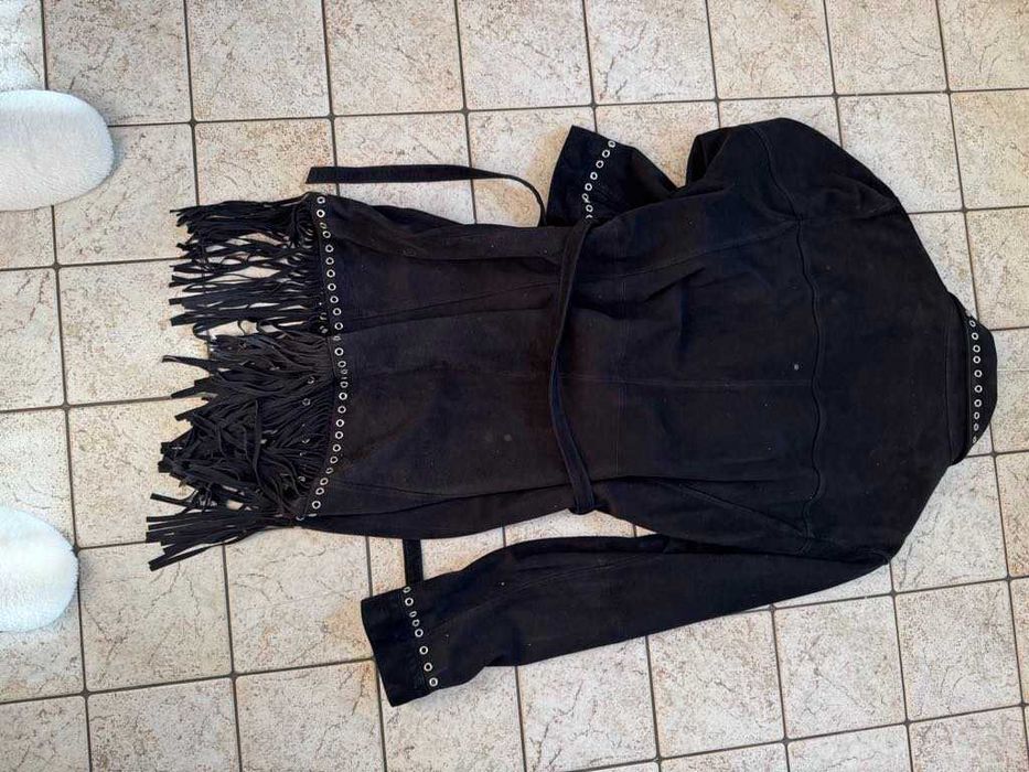 Płaszcz skórzany 100%  SACRED HAWAK