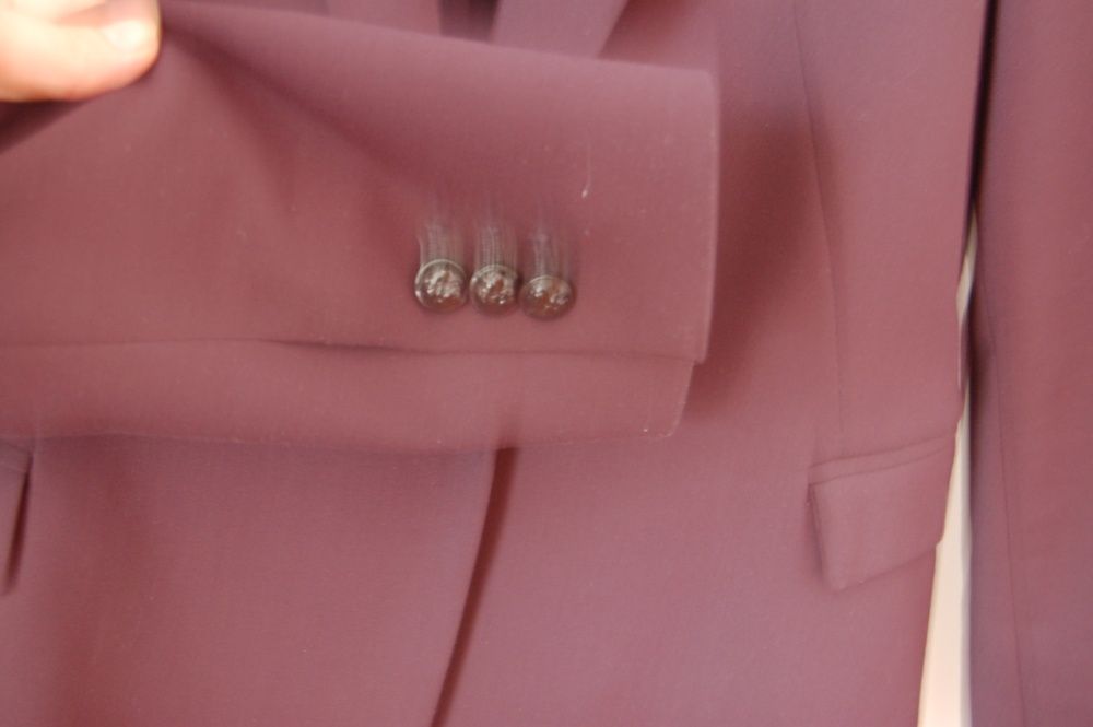 Blaiser Zara Algodão Azul Escuro Tam40