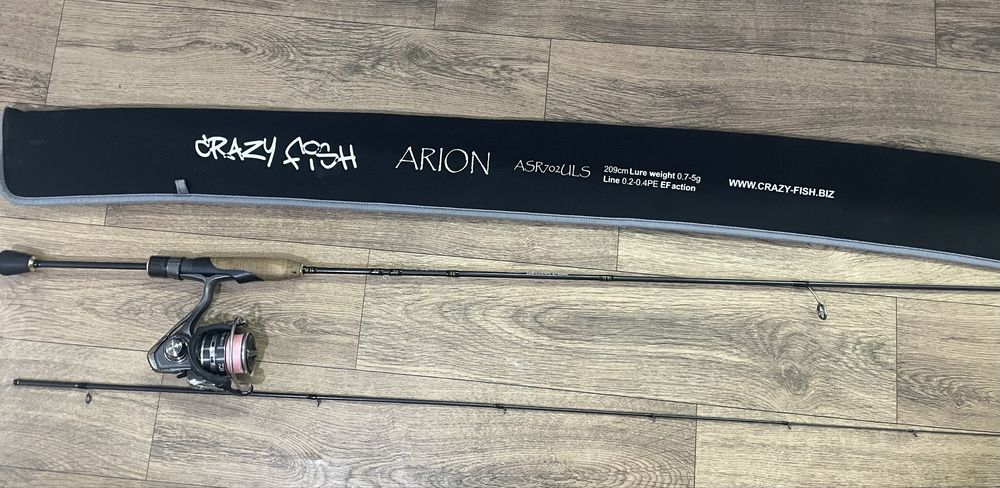 Комплект Arion 702 + Daiwa Exceler LT 2000