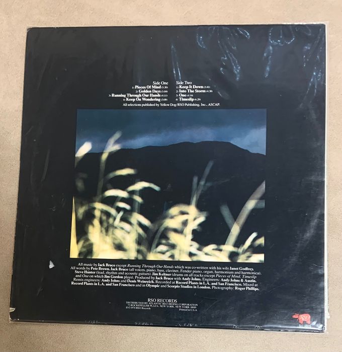 Вінілова платівка Jack Bruce – Out of the Storm 1974 USA