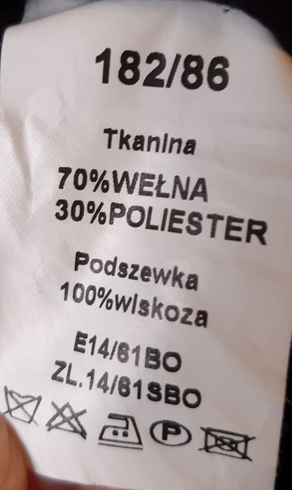 Garnitur męski Giacomo Conti granatowy