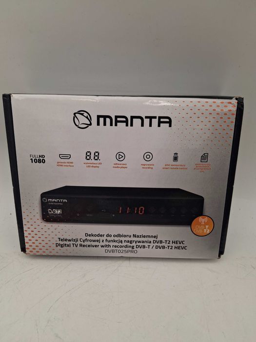 Dekoder Manta DVBT025PRO DVB-T2