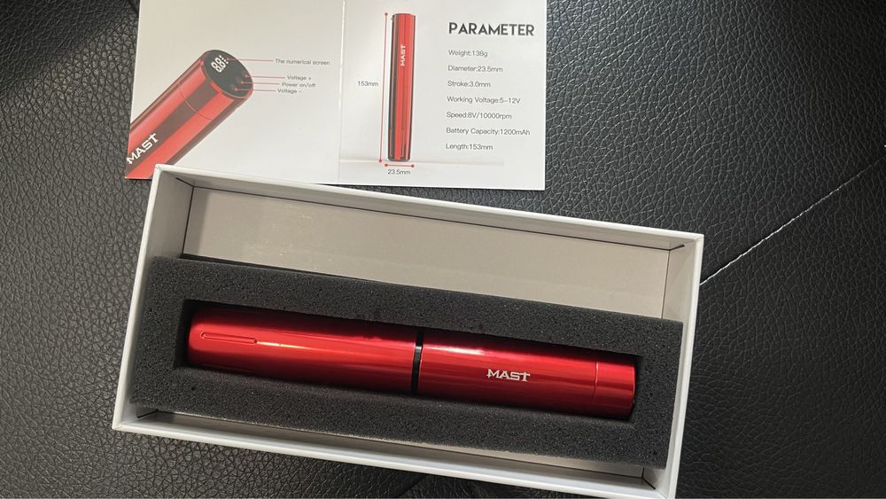 Тату машинка Mast Tour Y22 WQP-007 безпровідна